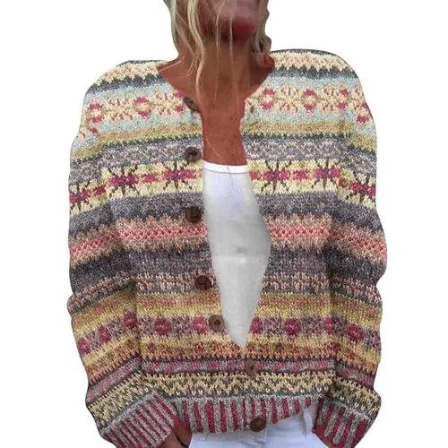 Produktbild: Qixiu Strickjacke,Kapuzenpullover Damen,Damenpullover,Pulli Damen Winter,Damen Pulli elegant,Damen Pullover blau,Pullover Damen grau,Sweatshirt Damen ohne Kapuze,Langer Cardigan Damen