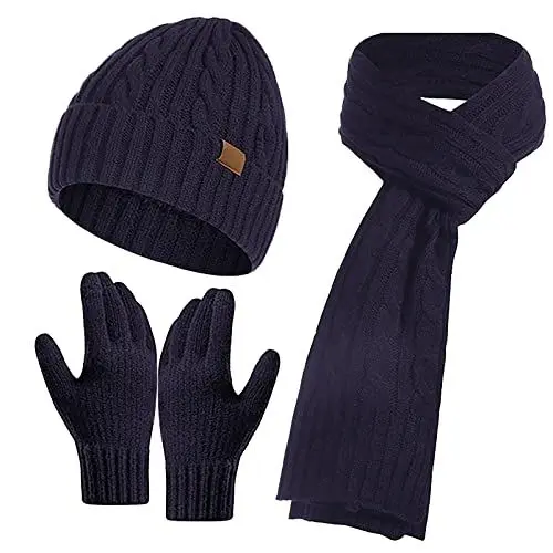 Produktbild: Qixiu mütze Set Damen Winter,schal mit ärmeln gestrickt,schal,mütze mit schal in einem,Weihnachts schal,Hooded Scarf,schal und mütze,winterset Damen,mütze Set Damen Winter