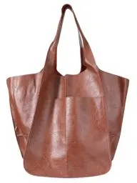 Produktbild: QKFON Damen Große Handtasche PU Leder Satchel Arbeit Tote Schultertaschen Geldbörse Weiche Crossbody Übergroße Tasche Geschenk für Mädchen Frauen Geburtstag Valentinstag Muttertag 70x40x28cm