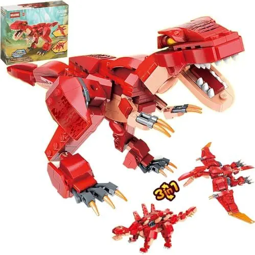 Produktbild: QLT QIAOLETONG City Weltraum Feuerwehr Spielzeug Klemmbausteine Baustein,MOC City Feuerwehr Kompatibel Mit Lego Feuerwehrroboterfür Kinder Jungen Mädchen Alter 6-11+ Jahren 919 Pcs