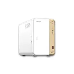 Produktbild: Qnap TS-262-4G | 2-Bay, 2 x M.2 Slots, 2.5GbE Desktop NAS, 2-Bay 4GB RAM