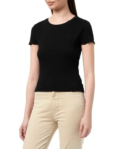 Produktbild: QS Cropped Top mit Rippstruktur