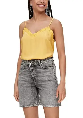 Produktbild: s.Oliver Damen Blusen Top Blusen Top, Gelb ,34