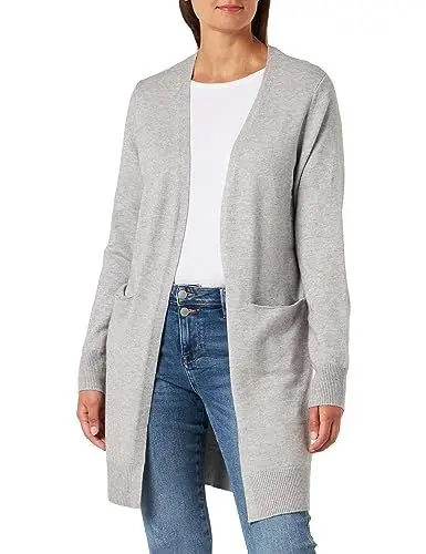 Produktbild: s.Oliver Damen 50.2.51.17.172.2133361 Strickjacke, 9400 grau, L