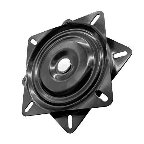 Produktbild: Quadratische Drehteller, Galvanisierter Stahl 360 Grad Sitz Swivel Base Mount Plate, Universal Drehplatte für Bootssitz Boot Sitz Konsole Wohnmobil Auto LKW PKW Caravan, 400-lb Tragkraft (6 Zoll)