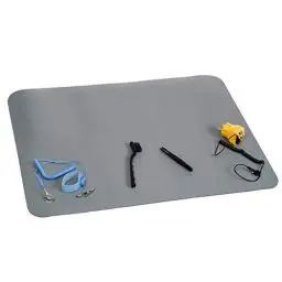 Produktbild: QUADRIOS GmbH ESD Schutz Komplettset,Premium Plus' prof. Arbeitsplatz Antistatik Matte 65 x 50 cm ESD-Pinsel, Pinzette, Armgelenkband, Spiralkabel, Erdungskabel, Erdungsstecker Norm EN 61340-5-1