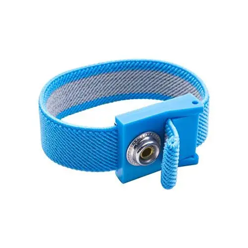 Produktbild: Quadrios ESD-Handgelenkband Blau Druckknopf 10mm