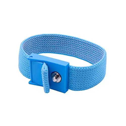 Produktbild: Quadrios ESD-Handgelenkband Blau Druckknopf 4mm