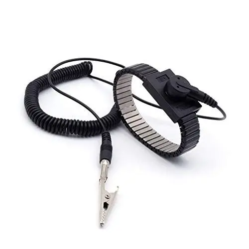 Produktbild: Quadrios ESD-Handgelenkband Schwarz Druckknopf 10mm
