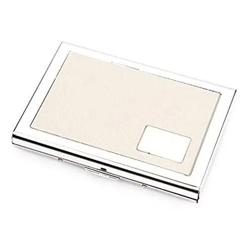 Produktbild: Qualität Edelstahl Kreditkartenhalter Männer Slim Anti Protect Travel ID Karteninhaber Frauen RFID Wallet Metallgehäuse Porte Carte (01)