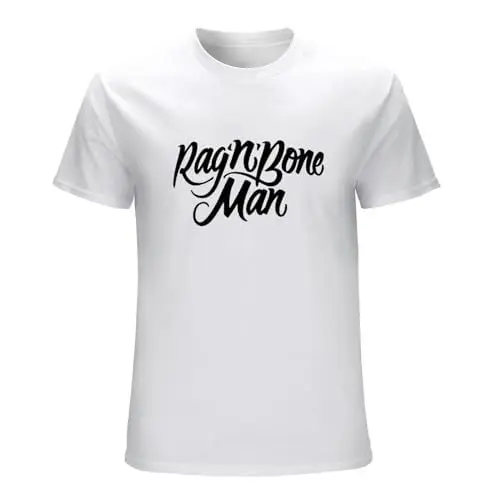 Produktbild: QUANYAN Rag 'N' Bone Man Tour Tshirt In Men's and Women'sTop Sweatshirt Short Sleeve White M