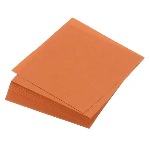 Produktbild: QUARKZMAN 100 Blatt Origami-Papier beidseitig orange-rot 10 x 10 cm 70 g/m² quadratisches Faltblatt für Kunsthandwerk, Anfänger, Geschenkdekoration