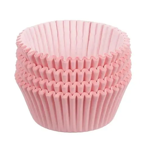 Produktbild: QUARKZMAN 100 Stück Cupcake-Förmchen, Muffins-Papier-Backförmchen Standard-Fettbeständig für Cupcake-Verpackung, Blau