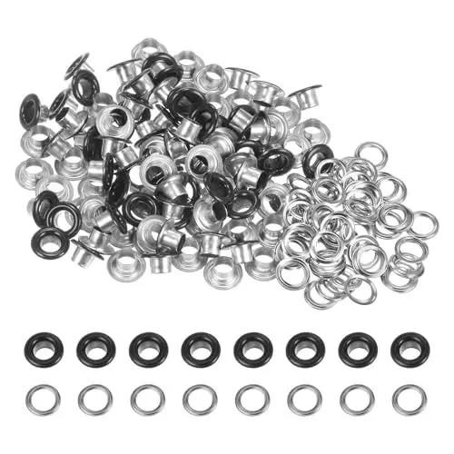 Produktbild: QUARKZMAN 100er Set runde Ösen 5mm 3/16