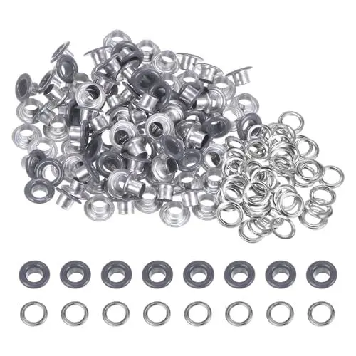 Produktbild: QUARKZMAN 100er Set runde Ösen 5mm 3/16