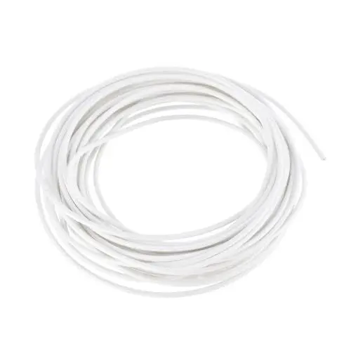Produktbild: QUARKZMAN 10M/33ft Hochtemperatur-Kabel x 1 Stück verzinnter Kupferleiter für elektrische und mechanische Geräte, (Weiß, 500C)