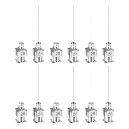Produktbild: QUARKZMAN 12 Stück 28 Gauge Edelstahl Dosierkanülen, 1