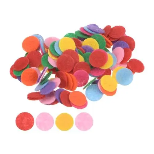 Produktbild: QUARKZMAN 200 Stück runde Filzkreise, 10 mm 3/8