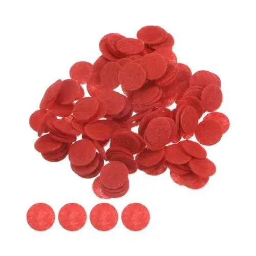 Produktbild: QUARKZMAN 200 Stück runde Filzkreise, 10 mm 3/8