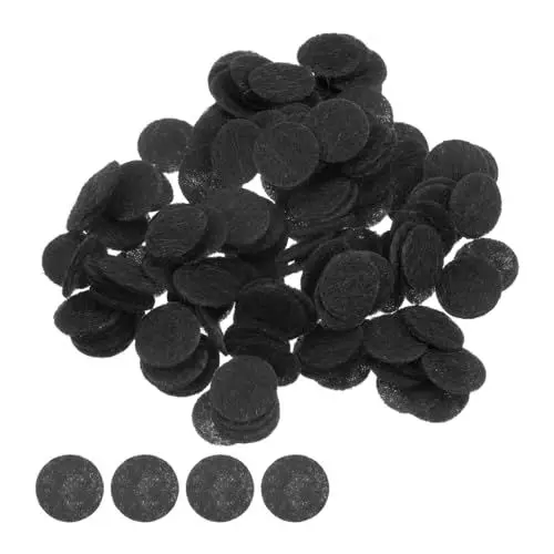 Produktbild: QUARKZMAN 200 Stück runde Filzkreise, 10 mm 3/8