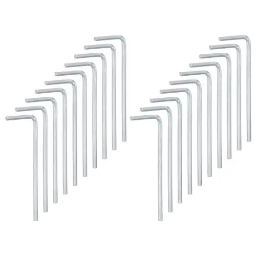 Produktbild: QUARKZMAN 20PCS Innensechskantschlüssel 2mm L-Form Sechskantschlüssel Metrische Schlüssel aus Chrom-Vanadium-Stahl Reparaturwerkzeug für Heimreparaturen