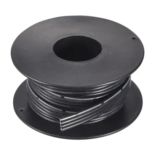 Produktbild: QUARKZMAN 22AWG Silikon-Flachbandkabel, 4-polig, 22 Gauge, Flachkabel, flexibler Silikondraht, 3 m, schwarzer, verzinnter Kupferdraht für Modellflugzeuge, Modellautos, Elektrogeräte