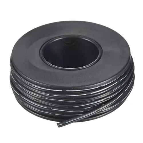 Produktbild: QUARKZMAN 28AWG Silikon-Flachbandkabel, 2-polig, 28 Gauge, Flachkabel, flexibler Silikondraht, 10 m, schwarzer, verzinnter Kupferdraht für Modellflugzeuge, Modellautos, Elektrogeräte