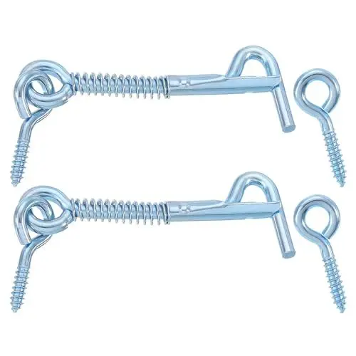 Produktbild: QUARKZMAN 2 Stück Sicherer Haken und Ösenriegel, 2,5