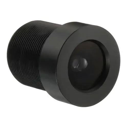 Produktbild: QUARKZMAN 3.6mm CCTV Kamera Objektiv 720p F2.0 FPV Weitwinklige Sicherheit Kamera Objektiv M12 Gewinde Durchmesser für IP Kamera Panoramisch Schwarz