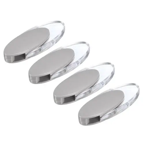 Produktbild: QUARKZMAN Blinde Schnur Gewicht 4Stk 90mm Vorhang Fensterladen Perlen Jalousien Kette Handgriff Römisches Vertikal Rollo Zubehör Grau