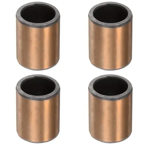 Produktbild: QUARKZMAN Gleitlager 12mm Bohrung x 16mm Außendurchmesser x 20mm Länge, gewickelte ölfreie Buchsen für Gleitbauteile von Maschinen, 4 Stück
