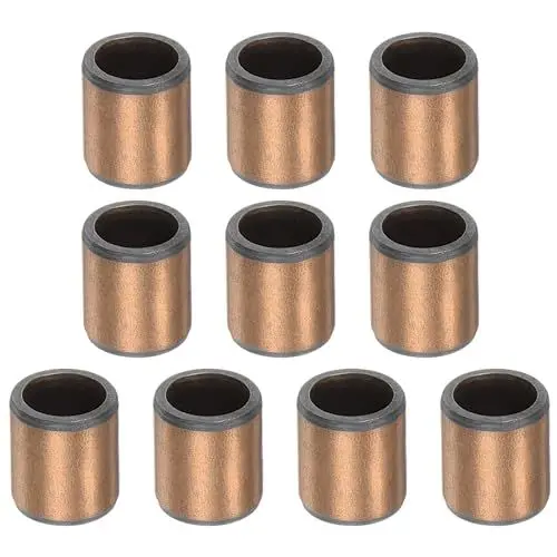 Produktbild: QUARKZMAN Gleitlager 5mm Bohrung x 7mm Außendurchmesser x 8mm Länge, gewickelte ölfreie Buchsen für Gleitbauteile von Maschinen, 10 Stück