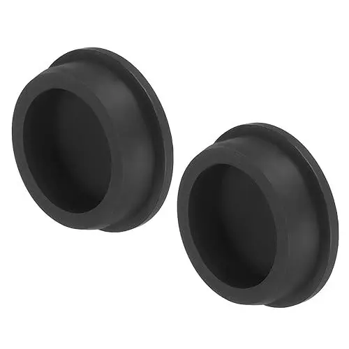 Produktbild: QUARKZMAN Hochtemperatur-Silikonstopfen T-förmige Silikongummistopfen Lochstopfen für Pulverbeschichtung Eloxieren Stopfen Dichtungsstopfen Schwarz 52x12x46mm/2.04x2.04x1.81