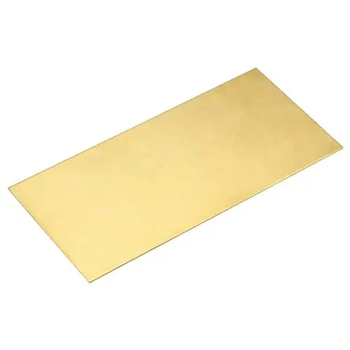 Produktbild: QUARKZMAN Messingblech, 1 Stück 100 x 50mm / 4