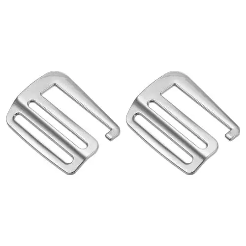 Produktbild: QUARKZMAN Metall G-Haken Gurtverschlüsse, 2 Stück 1,5