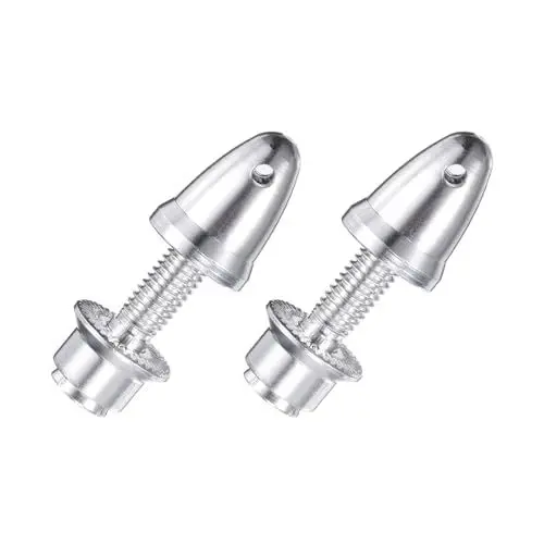 Produktbild: QUARKZMAN RC Flugzeug Propeller Spinner, 3mm Bohrung und 6mm Ausgangswelle Propelleradapter für bürstenlose Motoren und Drehzahlregler, Packung mit 2 Stück