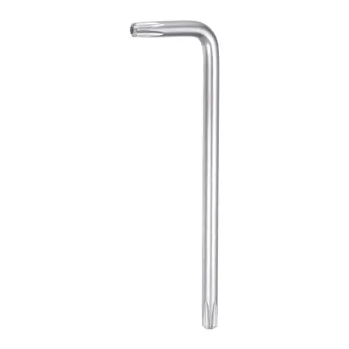 Produktbild: QUARKZMAN T15 Manipulationssicherer Torx-Schlüssel Sternschlüssel L-förmig 6-Punkte-Schlüssel Chrom-Vanadium-Stahl Handwerkzeug für Automobil- / Hausreparaturen.