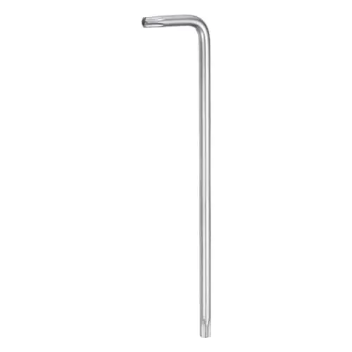 Produktbild: QUARKZMAN T30 Manipulationssicherer Torx-Schlüssel Sternschlüssel L-förmig 6-Punkte-Schlüssel Chrom-Vanadium-Stahl Handwerkzeug für Automobil-/Hausreparaturen.