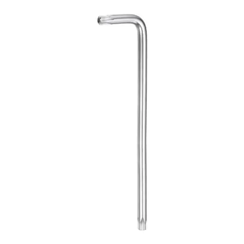 Produktbild: QUARKZMAN T40 Manipulationssicherer Torx-Schlüssel Sternschlüssel Langer Arm L-förmiger 6-Punkte-Schlüssel Chrom-Vanadium-Stahl-Handwerkzeug für Automobil-/Hausreparaturen.