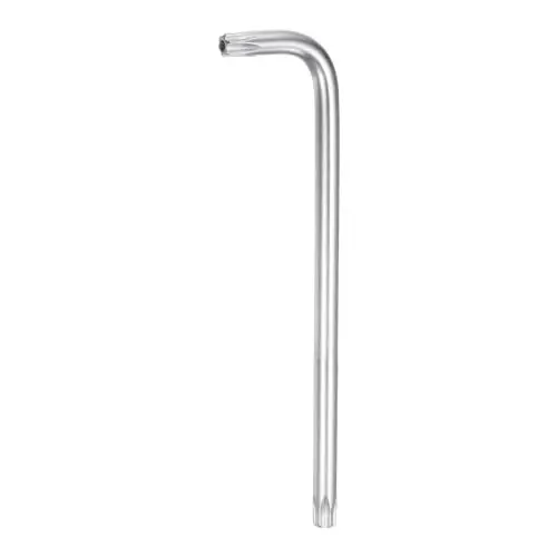 Produktbild: QUARKZMAN T45 Manipulationssicherer Torx-Schlüssel Sternschlüssel Langer Arm L-förmig 6-Punkte-Schlüssel Chrom-Vanadium-Stahl Handwerkzeug für Automobil- / Hausreparaturen.
