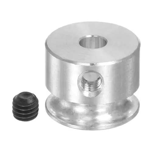Produktbild: QUARKZMAN V-Typ Riemenscheibe 3,17 mm Bohrung 12 mm Außendurchmesser Einzelrille Aluminiumlegierung für 3MM PU Rundriemen Motorwellen-Bohrmaschine