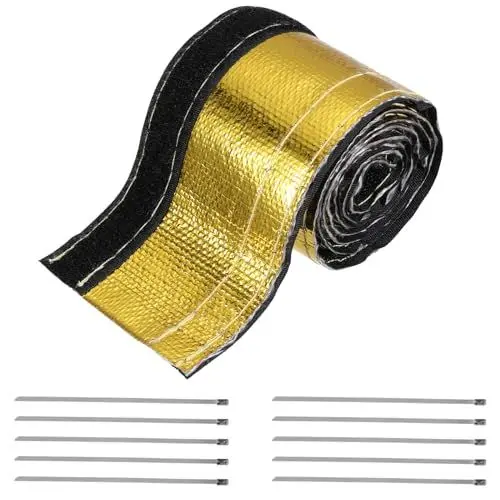 Produktbild: QUARKZMAN Wärmeschutzhülle Hülse Aluminiertes Gold Hülse 12mm 1/2