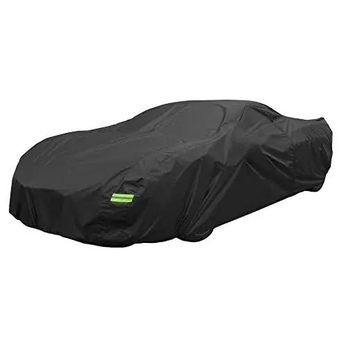Produktbild: QUARKZMAN für Chevrolet Corvette C3 Cover Auto Abdeckung mit Reißverschluss Schwarz