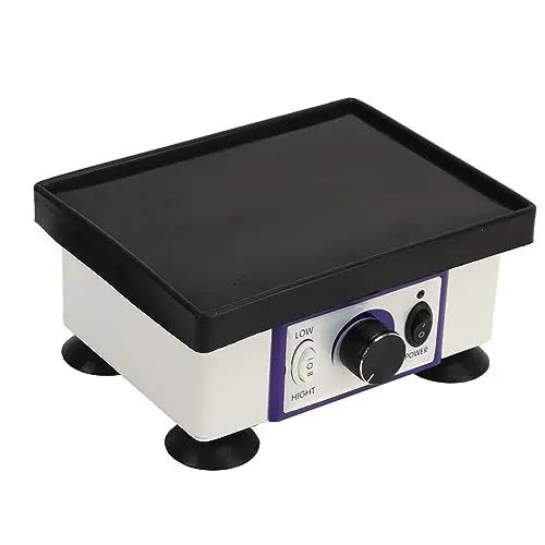Produktbild: Quartet Lab Vibrator, Hocheffiziente 8x6-Zoll-Plattform, Einfache Bedienung, 120-W-Gipsvibrator, Schlagfestigkeit für Modelle, die Mischen Gießen (US-Stecker 110 V)