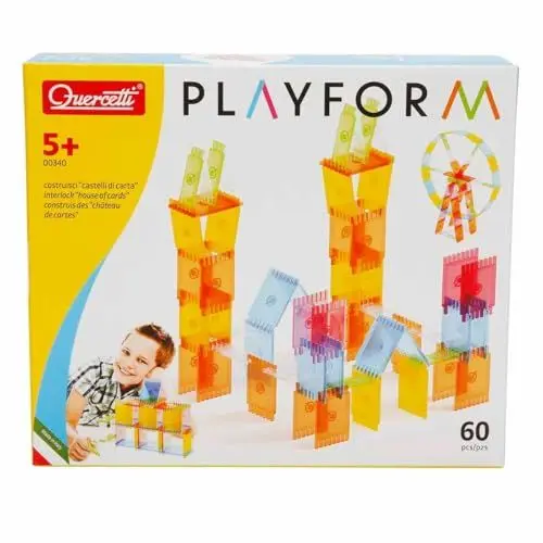 Produktbild: Quercetti 0340 Quercetti-0340 PlayForm-Building & Construction Toys, House of Cards