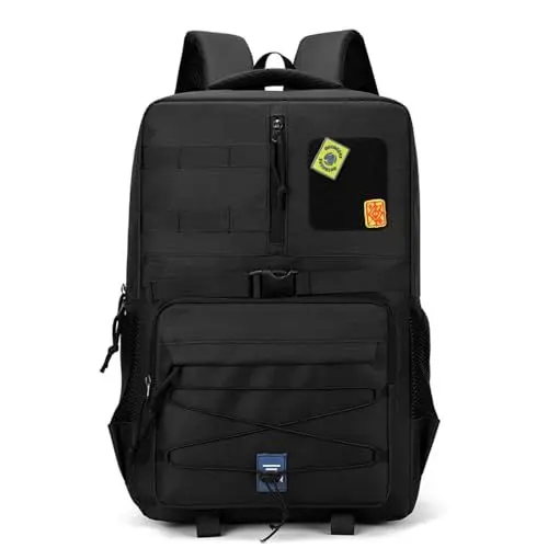 Produktbild: QUEXLAI Reiserucksack (Schwarz, 30L)