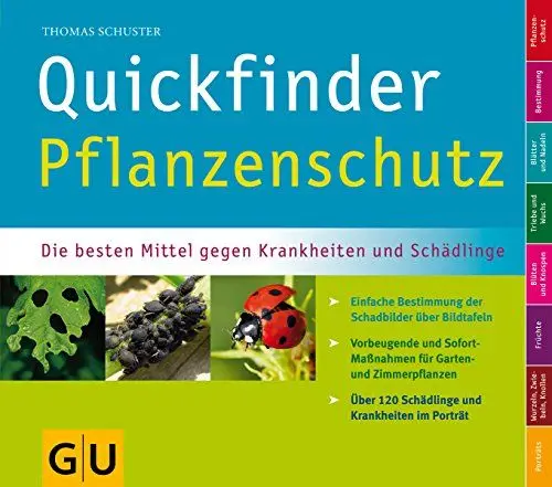 Produktbild: Quickfinder Pflanzenschutz: Die besten Mittel gegen Krankheiten und Schädlinge. Einfache Bestimmung der Schadbilder über Bildtafeln. Vorbeugende und ... und Krankheiten im Porträt (Pflanzenpraxis)