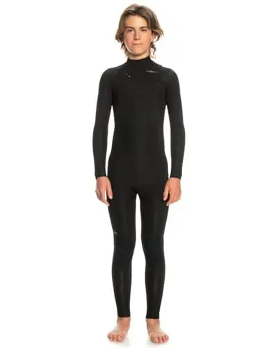 Produktbild: Quiksilver 3/2mm Everyday Sessions - Chest Zip Wetsuit for Boys - Chest-Zip-Neoprenanzug - Jungen - Schwarz.