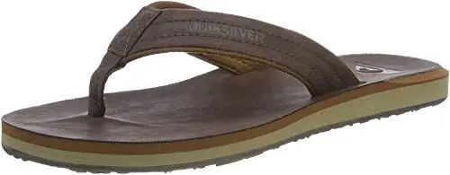 Produktbild: Quiksilver Herren Carver Nubuck-Sandals for Men Zehentrenner, Braun, 42 EU