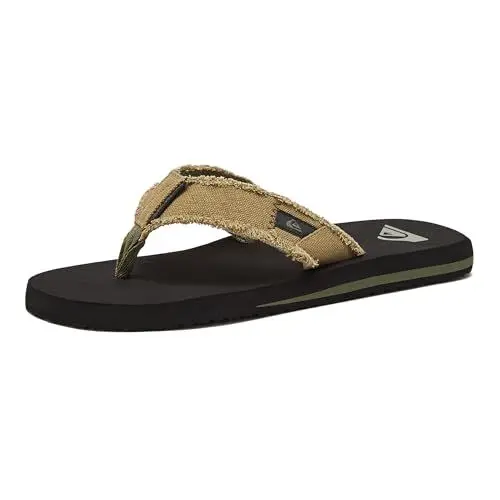 Produktbild: Quiksilver Herren Monkey Abyss Zehentrenner, Schwarz Green Black Brown Xgkc, 44 EU